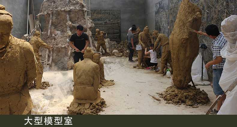 銅雕塑模型室，銅雕塑模型